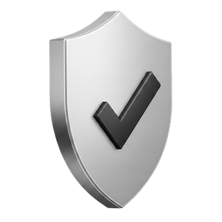 Approval checkmark icon in 3D style on the Bestowance how it works page