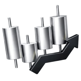 3D candlestick chart trading icon displayed on the Bestowance about page