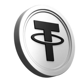 USDT Tether coin icon featured in the trust section of the trading community